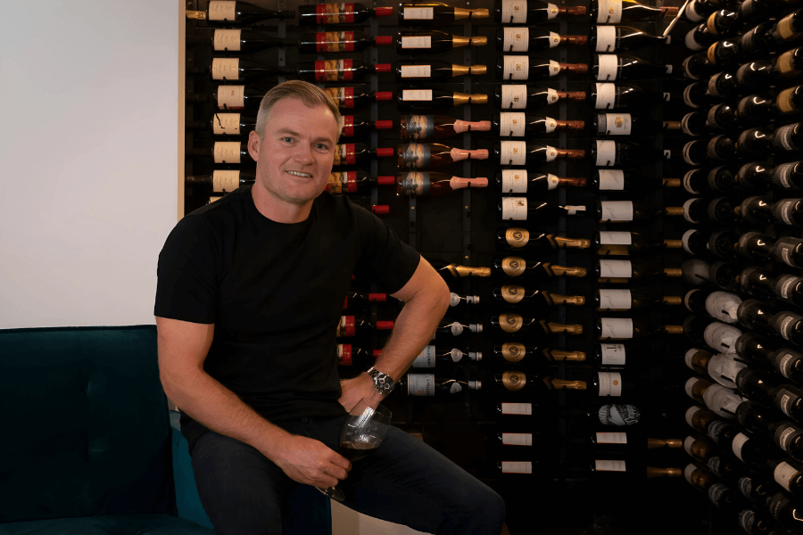 Richie Vandenberg in the LCW cellar