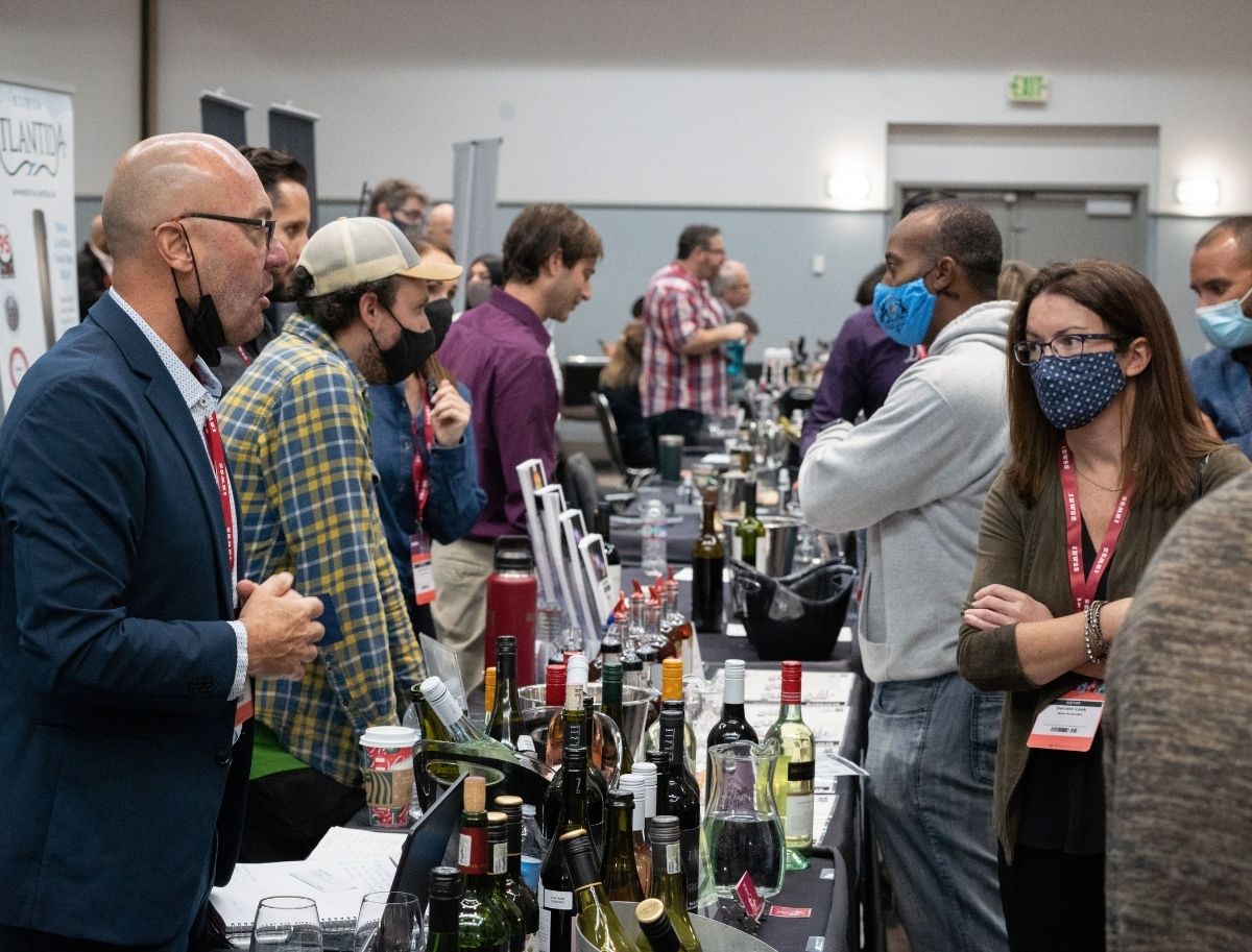 Expo Floor at the 2021 International Bulk Wine & Spirits Show